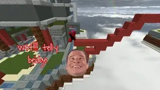 I accidentally telly bridged in bedwars #shorts