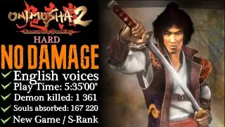 【Onimusha 2】NO DAMAGE/Hard/S-Rank (FULL GAME - English)