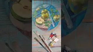 Круглая серия, вкусные картины 