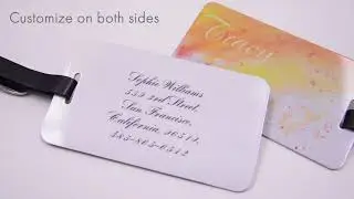 Make Your Own Personalized Luggage Tags