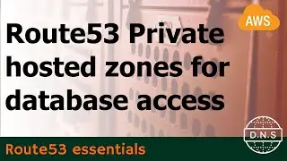 Use Route53 Private Hosted Zones to setup private domain names for database access