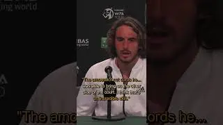Tsitsipas blames his shoes and insults opponent after loss "He's not a very explosive player."