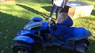 power wheels boomerang 12 volt ride on and vlogging