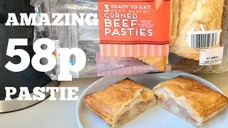 58p CORNED BEEF PASTIES food review