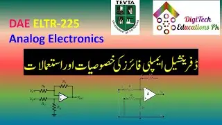 Characteristics and Applications of differential amplifiers, DigiTech Educations Pk