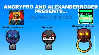 All vaults codes! (Vault of secrets, vault and the darkness!) With AlexanderRoder1
