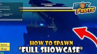 Spawning Leviathan FULL SHOWCASE! | Blox Fruits Update 20