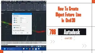 how to create object future line in civil 3d 