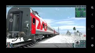 2тэ116 1652 с пригородным поездом по карте 