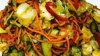 «КАПУСТА ПО-КОРЕЙСКИ»‼️1,5 кг салата за 100 руб!‼️ Всеми любимый корейский салат готовим дома.