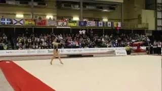 Victoria Moors - Floor Final - 2012 Canadian Gymnastics Championships - Regina