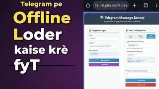  TELEGRAM OFFLINE SERVER LOADER FyT KAISE KARE? || TELEGRAM PE OFFLINE MSG SERVER KAISE LAGAYE! 💥🚀