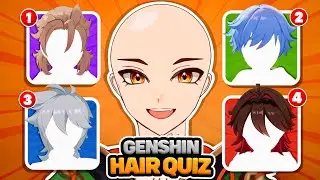 GENSHIN HAIR QUIZ 💇‍♀️🕹️  GUESS 35 GENSHIN CHARACTERS BY THEIR HAIR 🔥⭐️ | GENSHIN IMPACT QUIZ