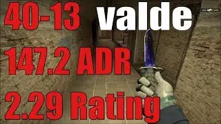 CS:GO - valde POV 40-13 against Vitality (147.2 ADR) 2.29 Rating | IEM Katowice 2019 EU Minor