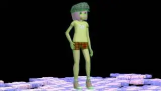 Maya 3D anime girl modeling