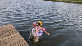 Купание в озере. 16.05.23