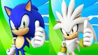 Sonic Dash Run - Sonic vs Silver ⚡ Ultimate Speed Battle | Who Is Faster?
