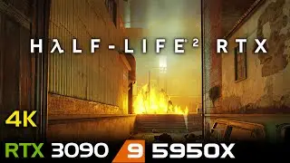 Half-Life 2 RTX | 4K | RTX 3090 | 5950X