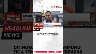 Ditinggal Pulang Kampung Tiga Tempat Usaha Terbakar