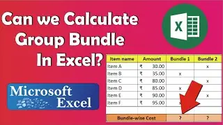 Microsoft Excel Easy bundle pricing with a simple Formula | Data Analysis and Handling |