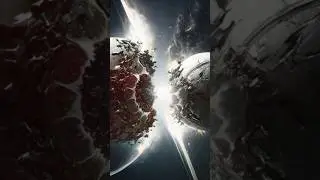 Cosmic Collision in Space 😱| Warning Signals to Earth!! #collision #space #youtubeshorts #viral