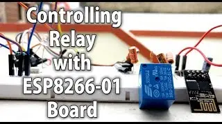 Controlling Relay with esp8266 module | without relay module | without Arduino