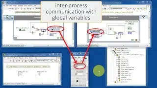 LabVIEW code: Global variable (FPGA) (walk-through)