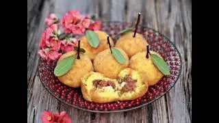АРАНЧИНИ  - РИСОВЫЕ ШАРИКИ С МЯСНЫМ РАГУ. ПРИЯТНОГО АППЕТИТА!