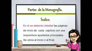 Partes de la Monografía