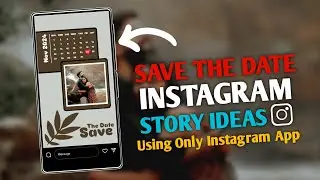 Save The Date Marriage Ig Story editing🔥 