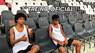 1º TREINO DE BASQUETE NO VASCO 🏀 #basketball #vlog