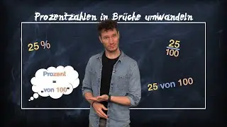 Prozent in Brüche umwandeln - einfach erklärt