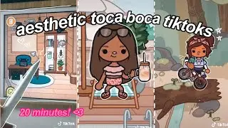 22 minutes of aesthetic toca boca tiktioks | house tours, new updates, toca halle, and more! ☆