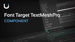 Font Target TextMeshPro - Component - DoozyUI - UI Management System for Unity