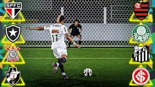 SEGUNDA RODADA DO SUPER BRASILEIRÃO de PÊNALTIS com TIMES HISTÓRICOS !! EFootball 2024