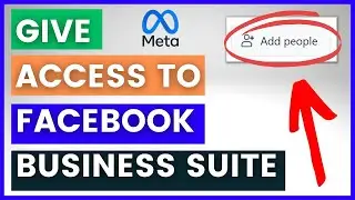 How To Give Others Access To Facebook Business Manager | Business Page Admin | Pixel Access 2023