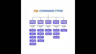 Sql Command Types | DDL | DML | DCL | TCL | DQL | SQL Tutorial for Beginners | 