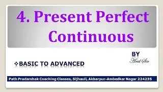 Present Perfect Continuous Tense | Tenses | Uses of Present Perfect Continuous Tense