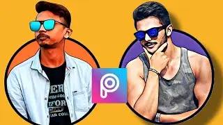 PicsArt Portrait Editing | Portrait Logo | Cartoon Photo Editing | PicsArt Tutorial