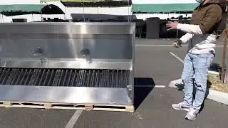 11 ft restaurant hood Commercial Kitchen Makeup Air Commercial Kitchen Hood System