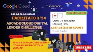 Google Cloud Arcade Cloud Digital Leader Challenge 2024 || Win 5 Extra Arcade Points || Watch Now !!