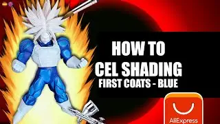 Tutorial how to paint cel shading figures / Anime style - Super Trunks Dragon Ball Z - Episode 1