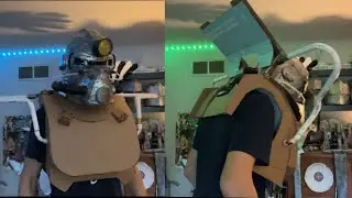 How to build Cardboard T-51 power armor Pt 1