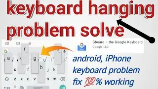 how to fix keyboard lag android|gboard keeps stopping|keyboard hang problem pc|google fix keyboard