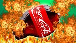КОКА КОЛА - ОЧЕНЬ ОГРОМНЫЙ СТОЛБ ПЛАМЕНИ! - ЧТО СЛУЧИЛОСЬ с Coca-cola?