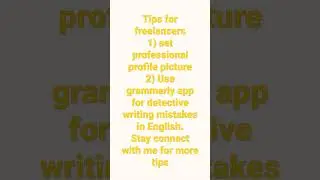 Freelancing Tips