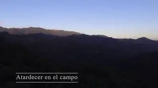 Atardecer en el Campo