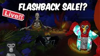 🔴GORILLA TAG FLASHBACK SALE LIVE STREAM🔴PUBLIC CODES AND MORE🔴