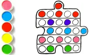 Draw and colour Puzzle piece Pop It | Drawing, coloring  Puzzle piece Pop It kids & Toddlers