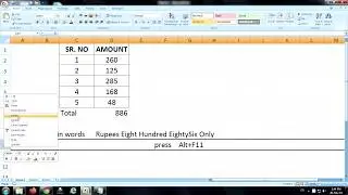 How to Convert Number into Words in Excel in Indian Rupees - Hindi